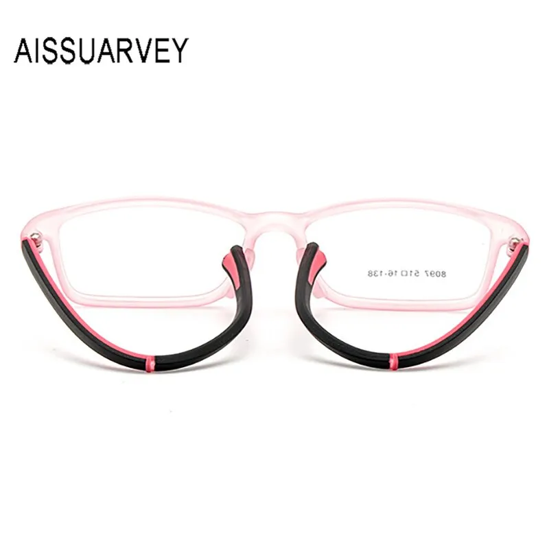 Aissuarvey Children's Rectangular Full Rim Sports Frame Unisex Eyeglasses 8097