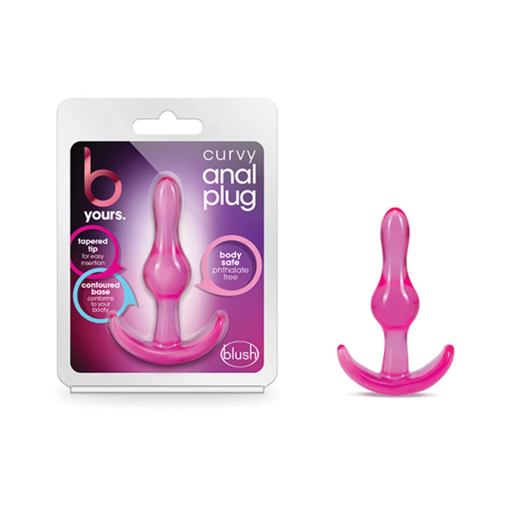 B Yours Curvy Anal Plug Pink