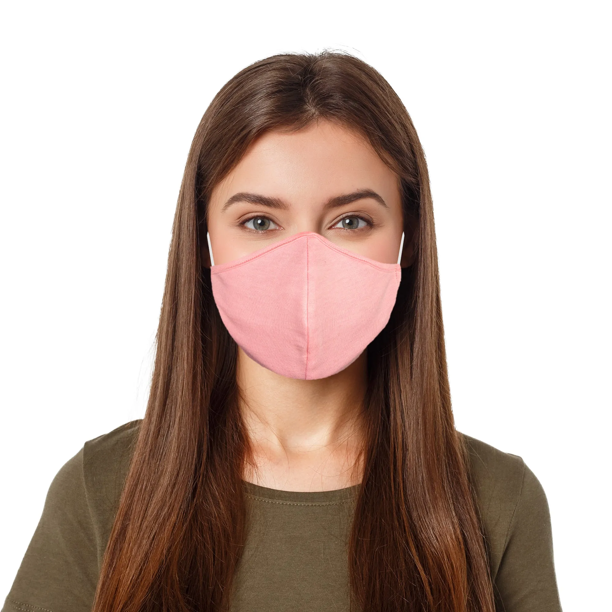 DALIX Cloth Face Mask Reuseable Washable Made in USA - S-M , L-XL Size (5 Pack)