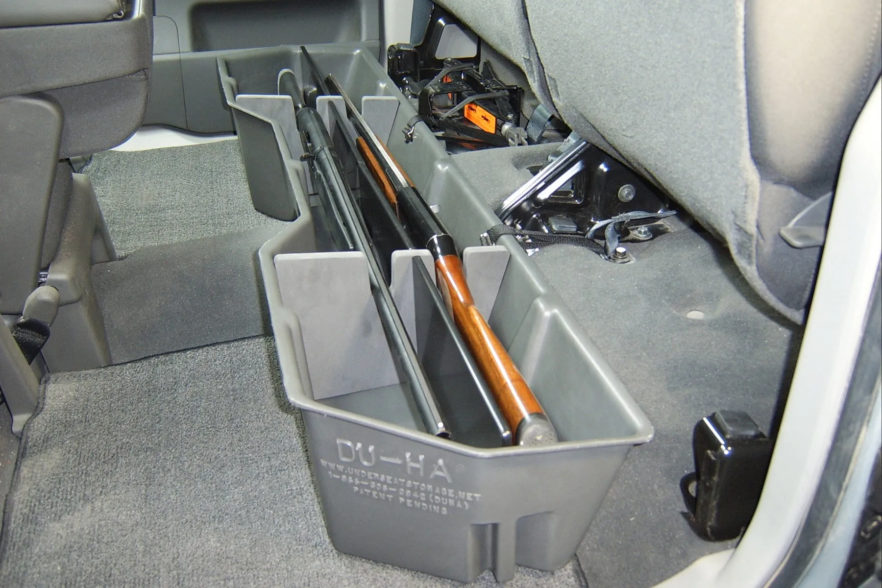 DU-HA 40011 DU-HA® Interior Storage/Gun Case; Incl. Gun Rack/Organizer; Dark Gray;