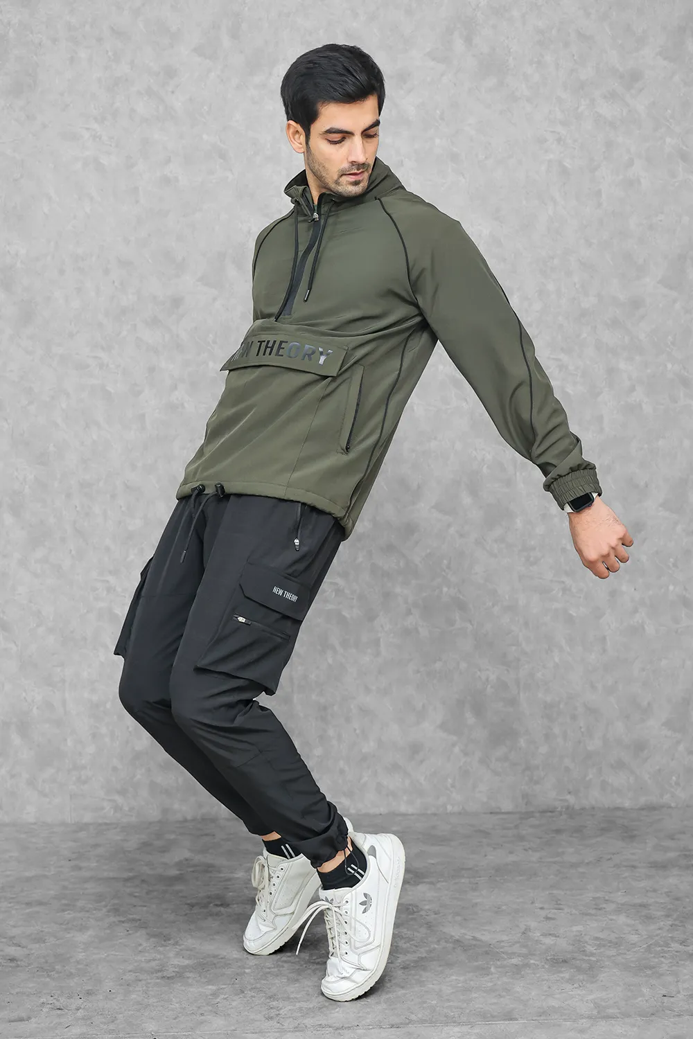 Essential Performance Quarter Zip- Olive