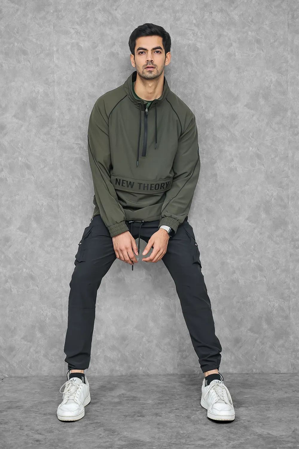 Essential Performance Quarter Zip- Olive