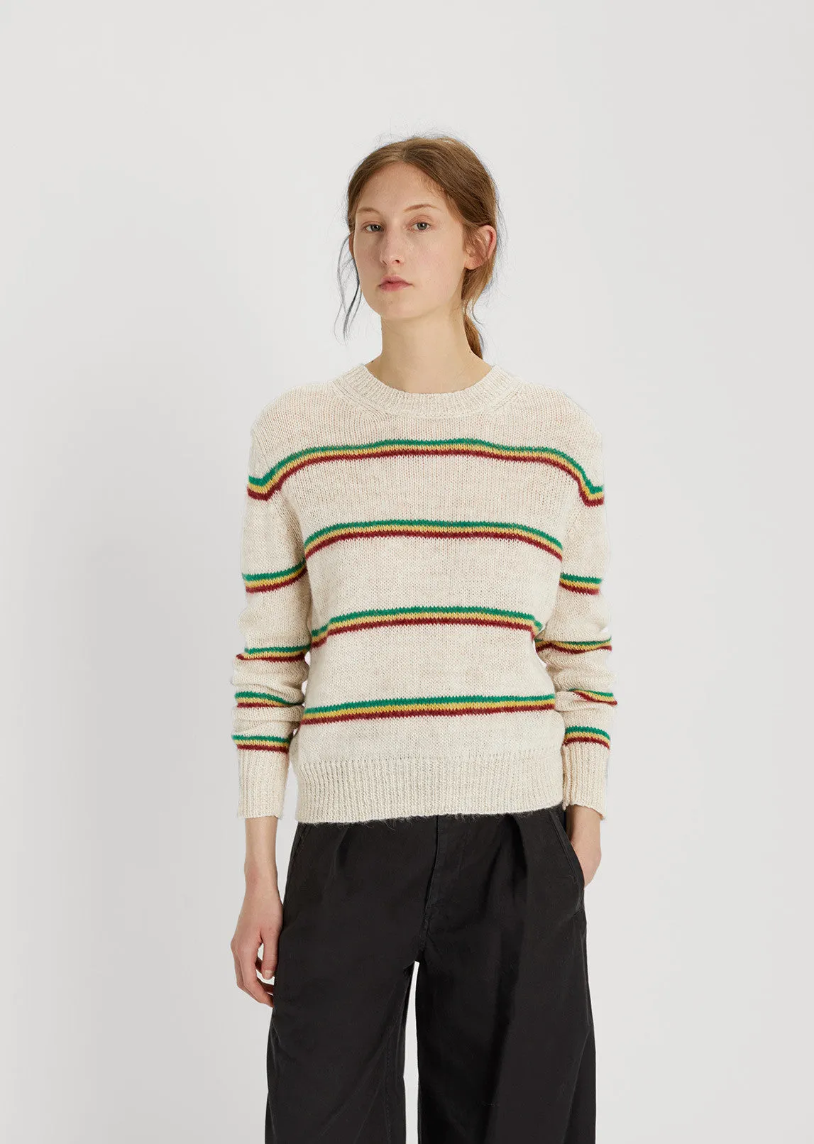 Goya Striped Alpaca Knit