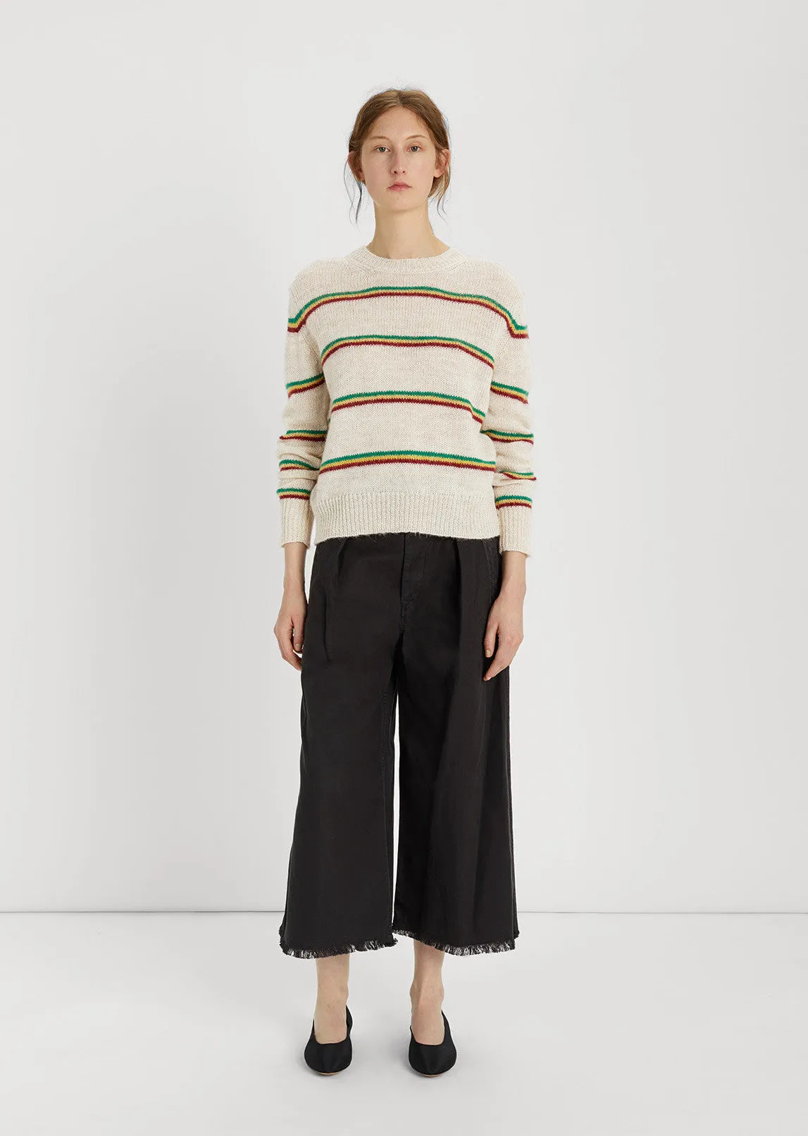 Goya Striped Alpaca Knit