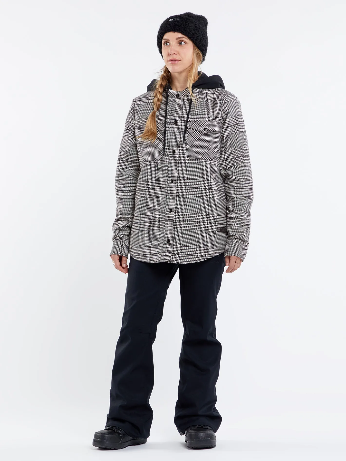 Insulated Flannel Jacket - MOONBEAM