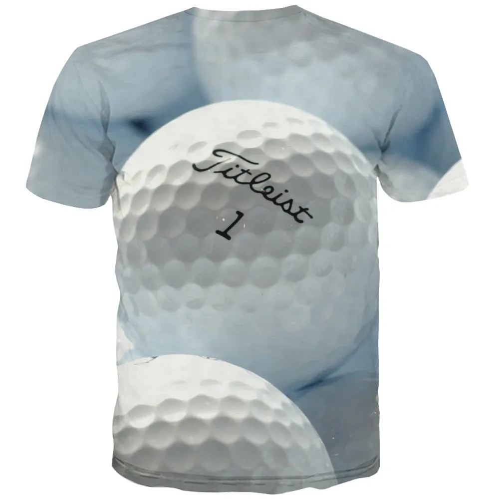 Lawn T shirts Men Golf Tshirts Casual Forest T-shirts 3d Natural Tshirts Cool Game Tshirt Printed