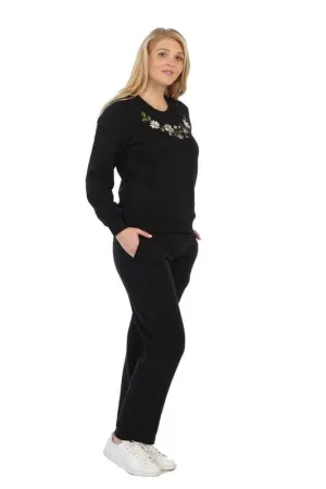 Lightweight Fleece Pullover Sweater with Matching Pants