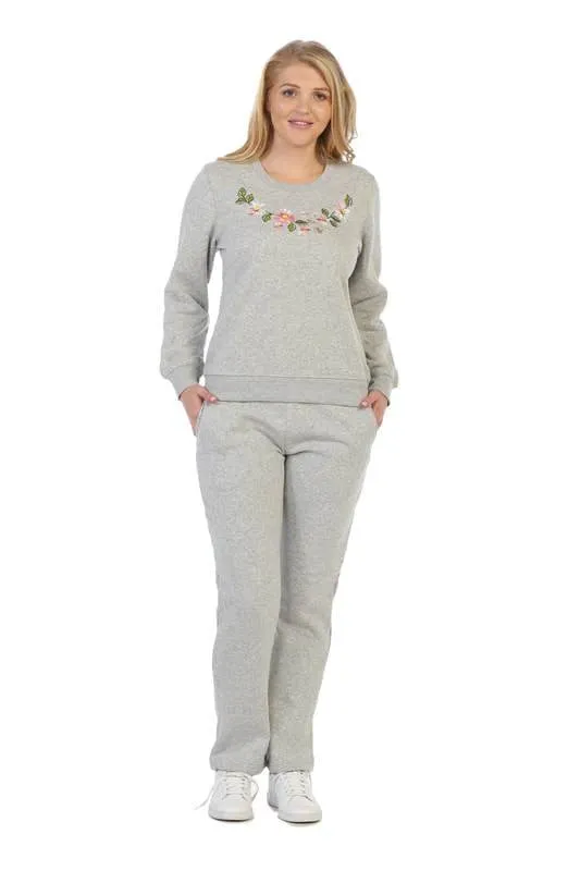 Lightweight Fleece Pullover Sweater with Matching Pants