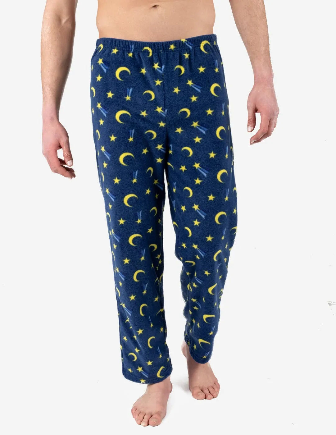 Mens Fleece Moon Pants