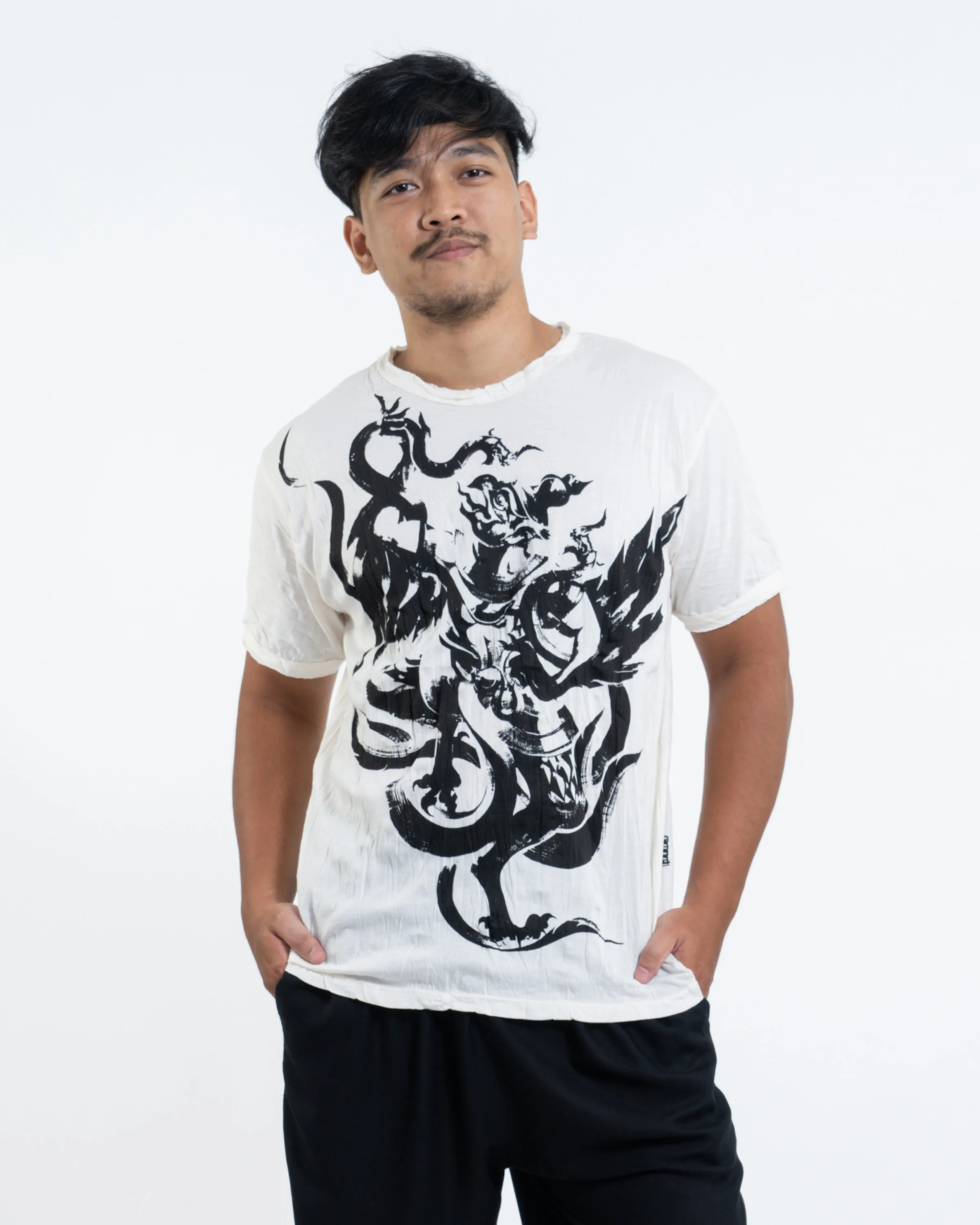 Mens Garuda T-Shirt in White