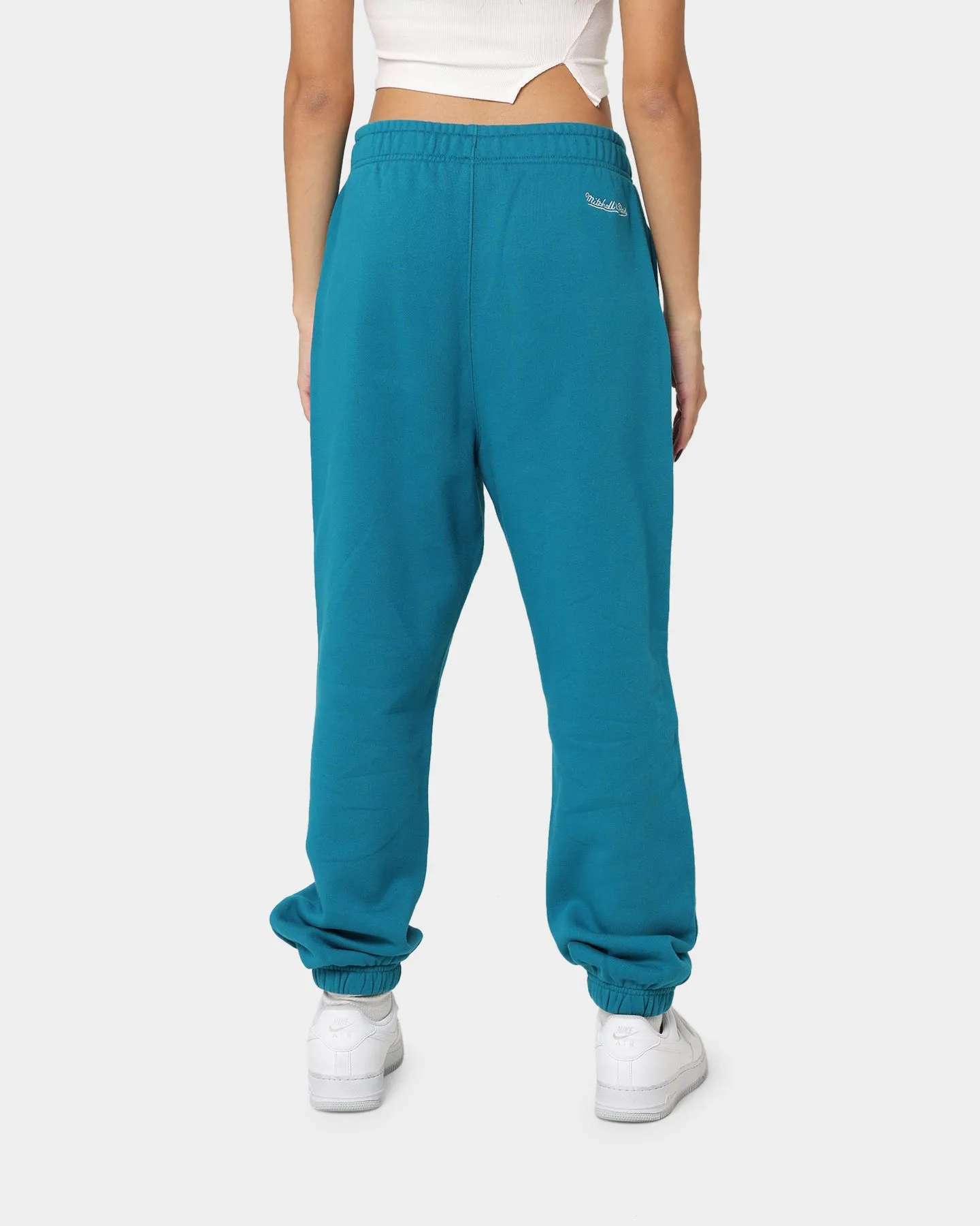 Mitchell & Ness Women's Miami Dolphins Arched Logo Sweat Pants Faded Teal