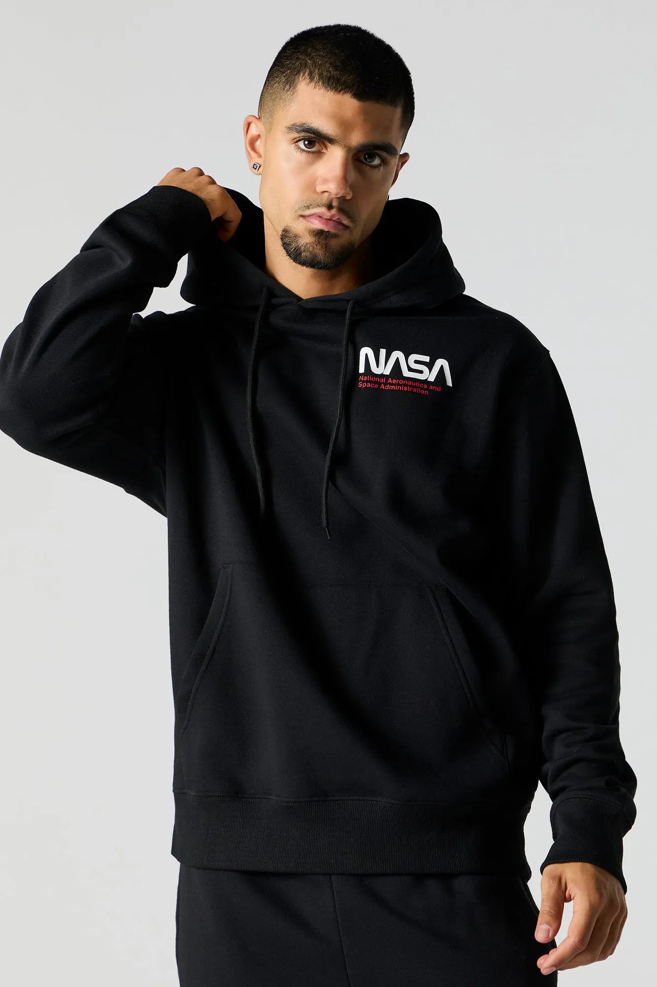 NASA Graphic Fleece Hoodie