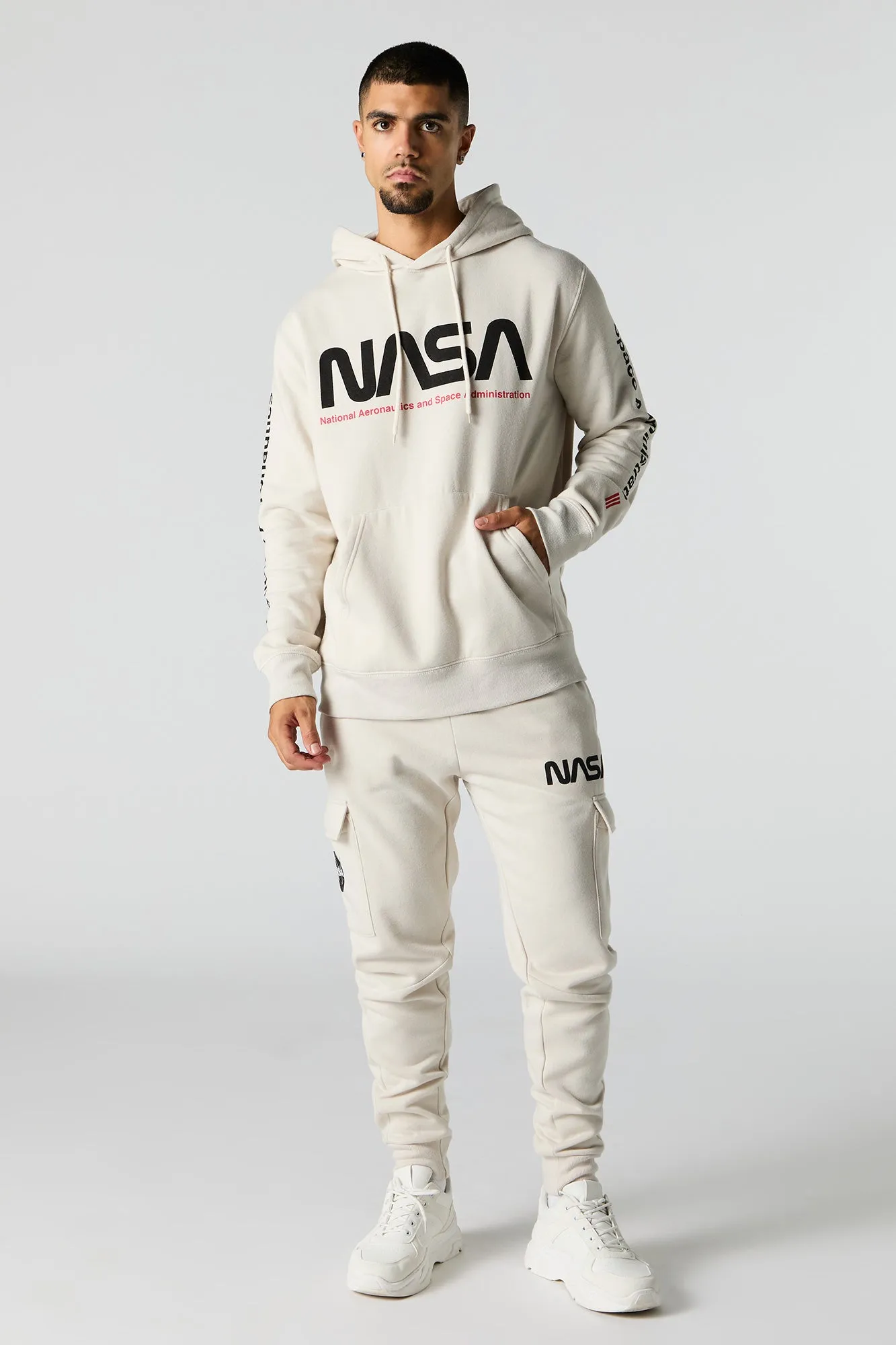 NASA Graphic Fleece Hoodie