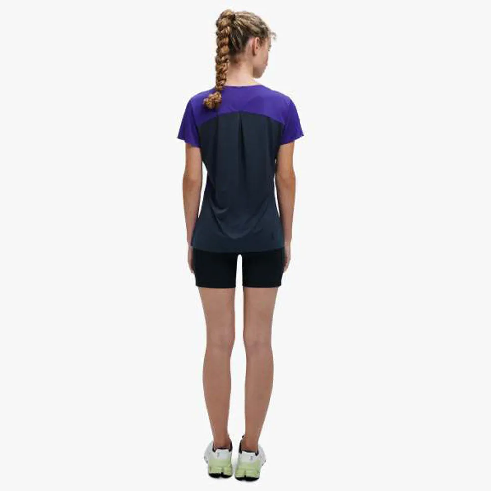 On Women's Performance T-Shirt - Twilight / Navy