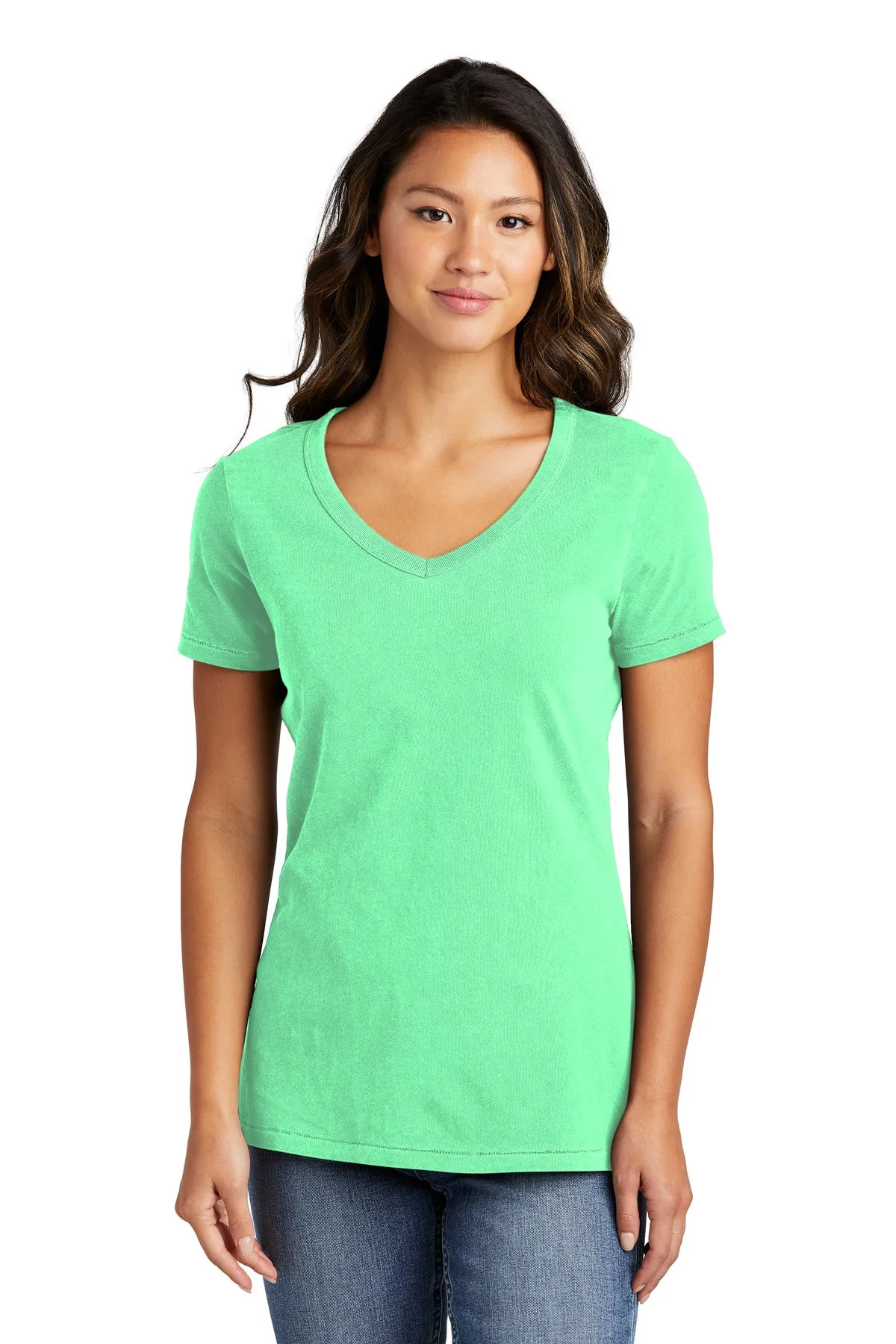 Port & Company Ladies Beach Wash Garment-Dyed V-Neck Tee LPC099V