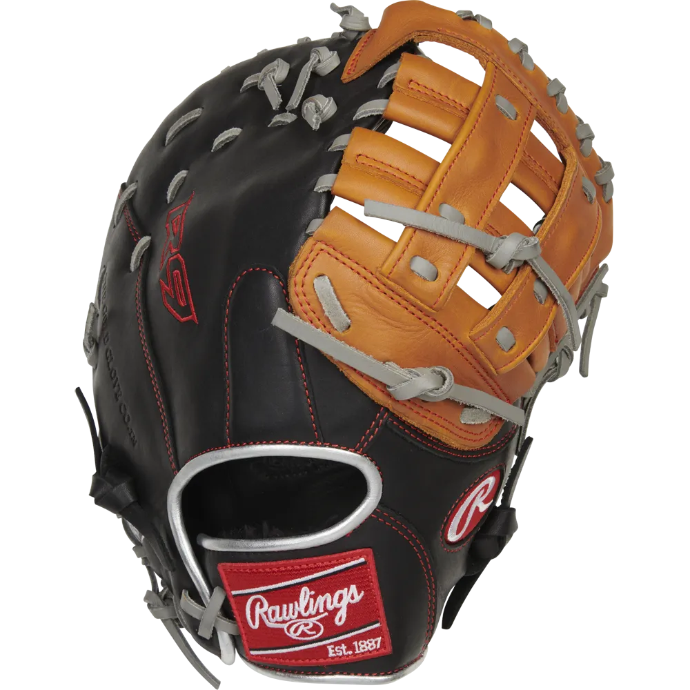 Rawlings R9 12" ContoUR Baseball First Base Mitt: R9FMU-17BT