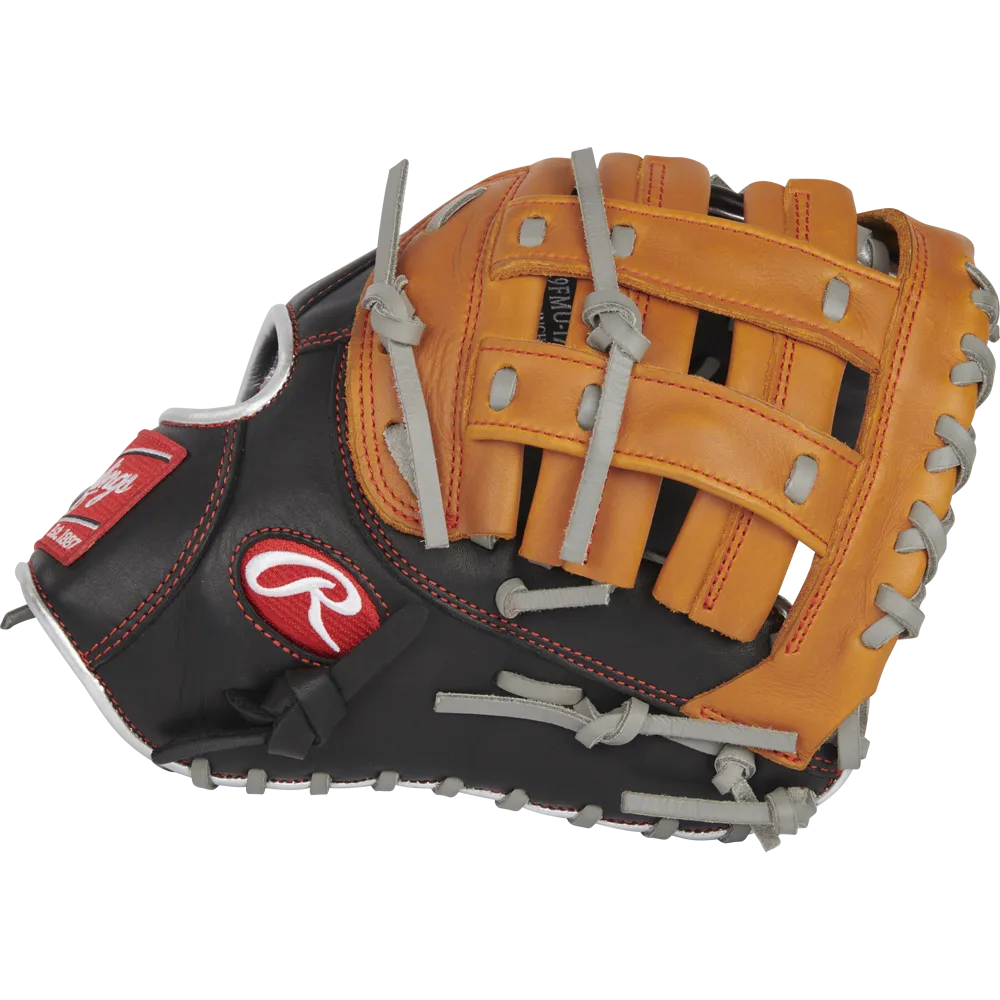 Rawlings R9 12" ContoUR Baseball First Base Mitt: R9FMU-17BT