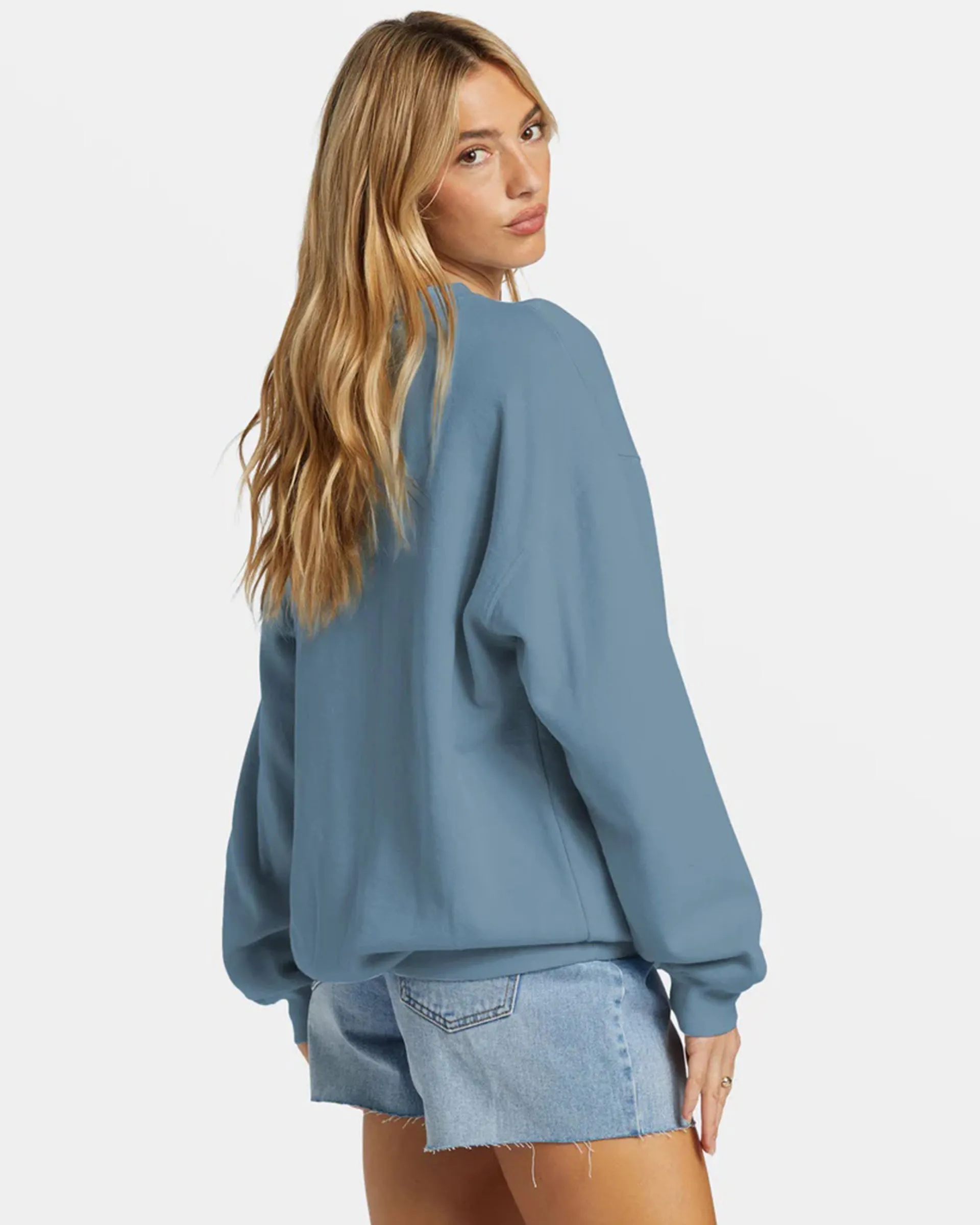 Ride In Oversized Crewneck Sweatshirt