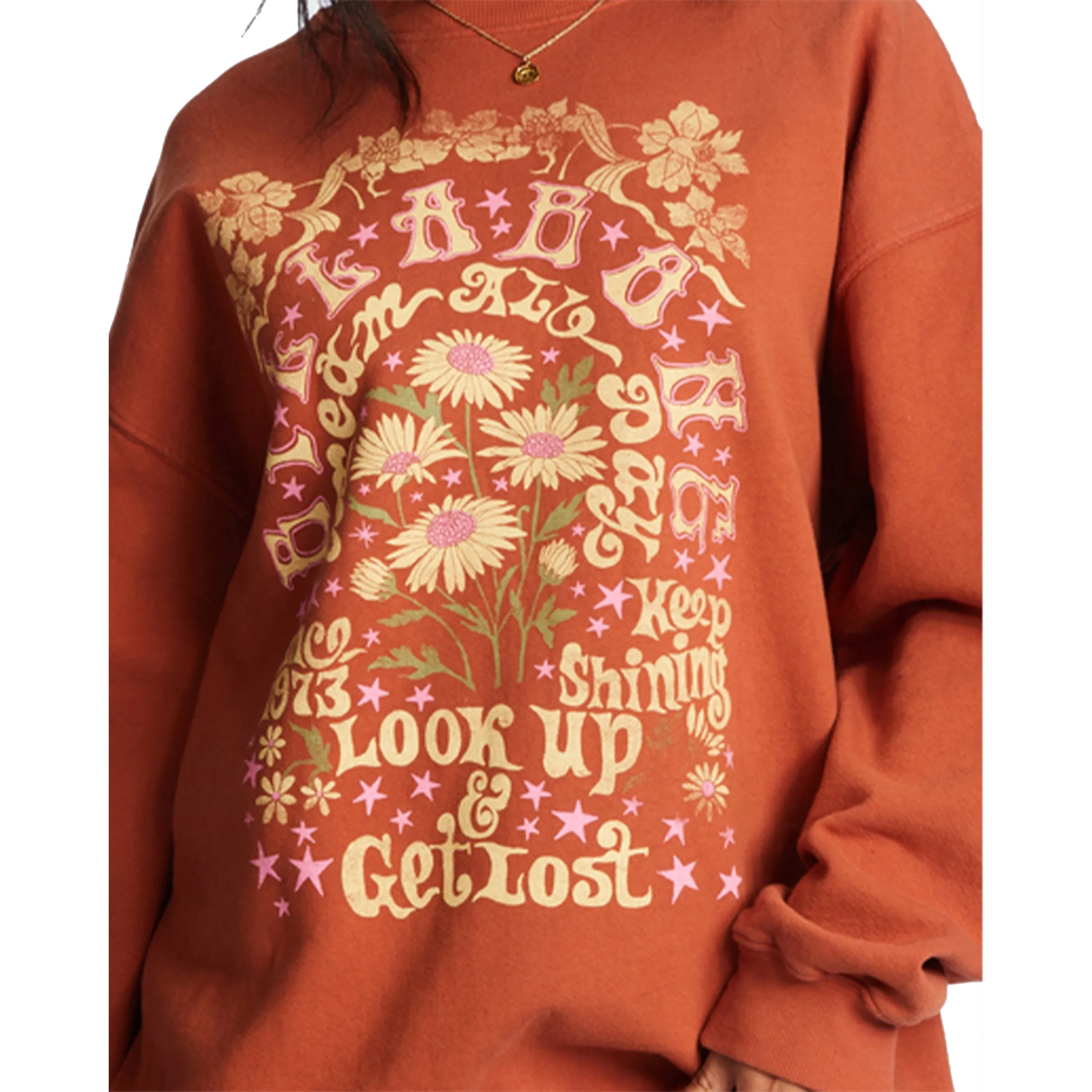 Ride In Oversized Crewneck Sweatshirt