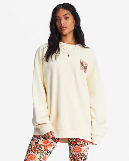 Ride In Oversized Crewneck Sweatshirt