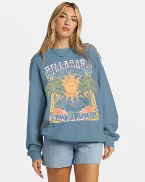 Ride In Oversized Crewneck Sweatshirt