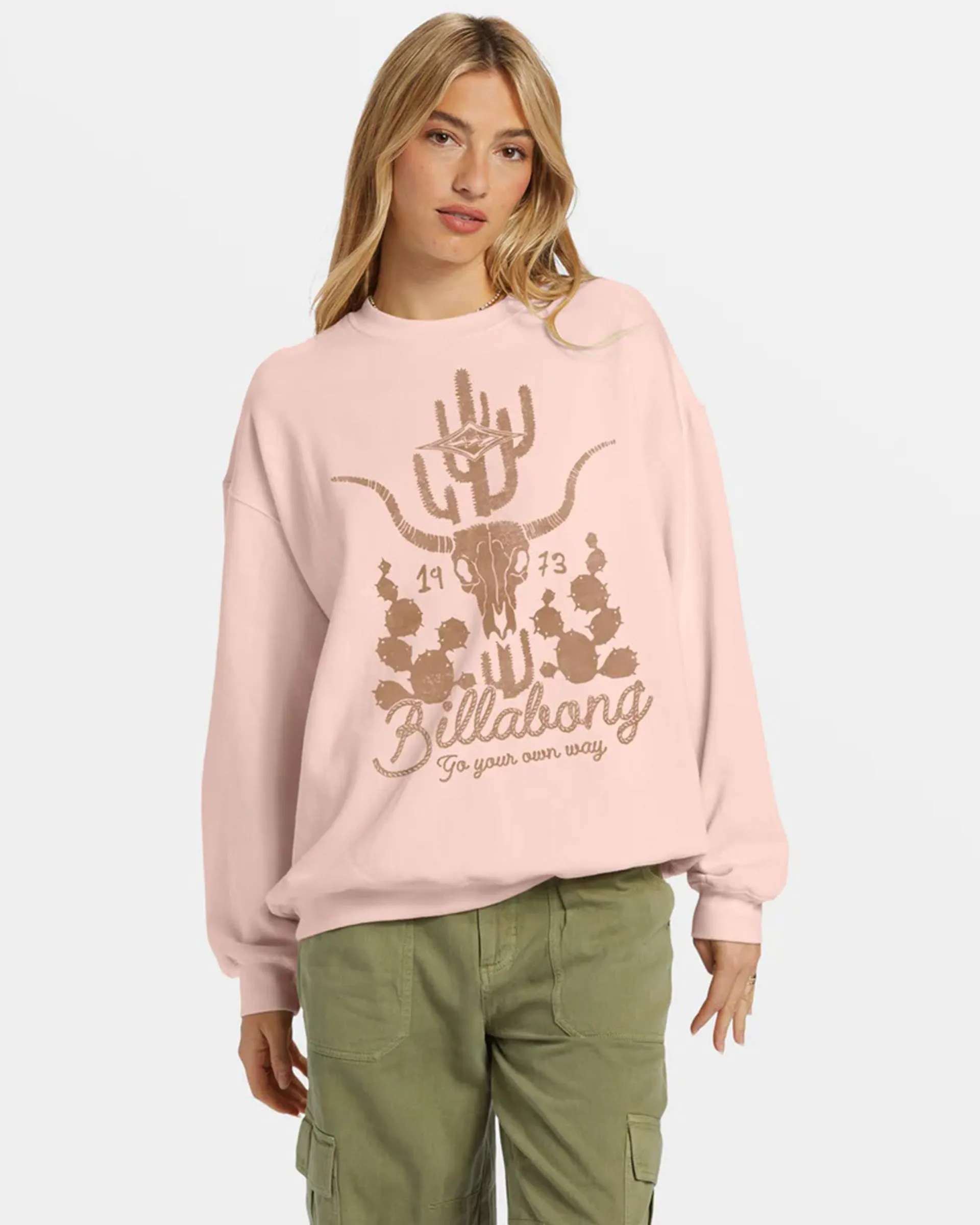 Ride In Oversized Crewneck Sweatshirt