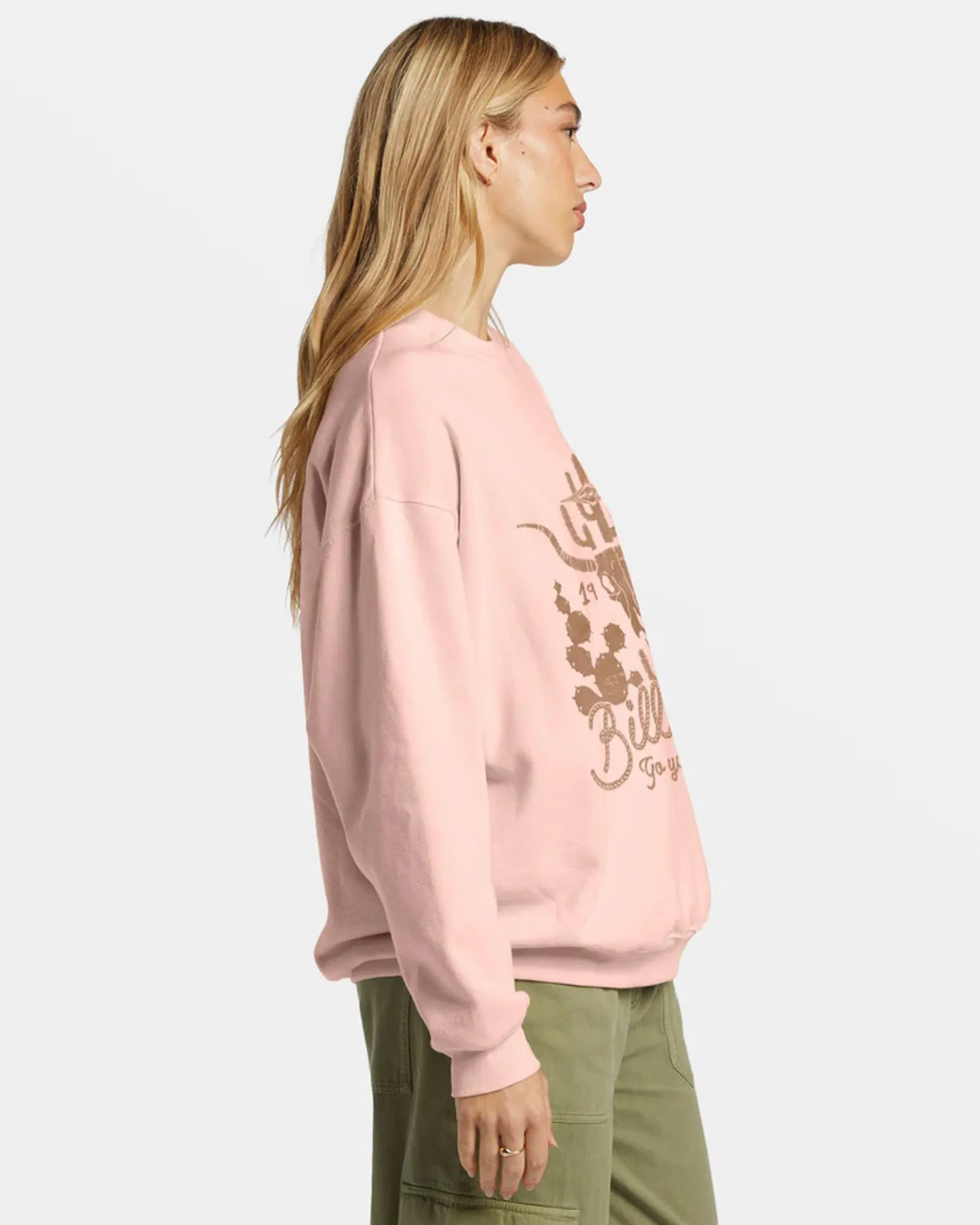 Ride In Oversized Crewneck Sweatshirt