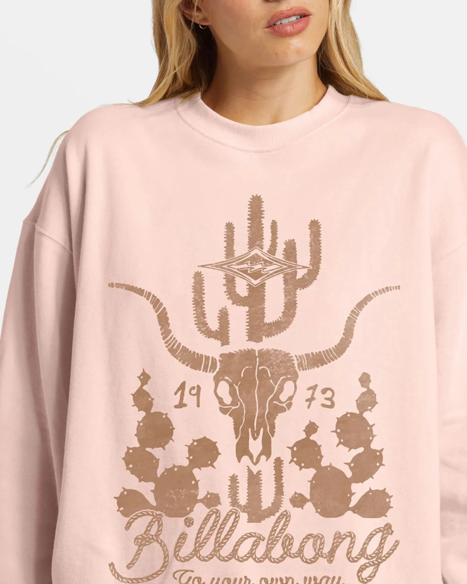 Ride In Oversized Crewneck Sweatshirt