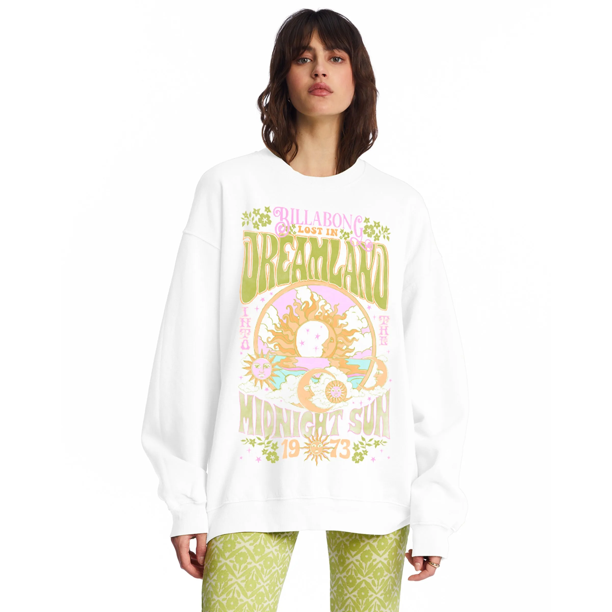 Ride In Oversized Crewneck Sweatshirt