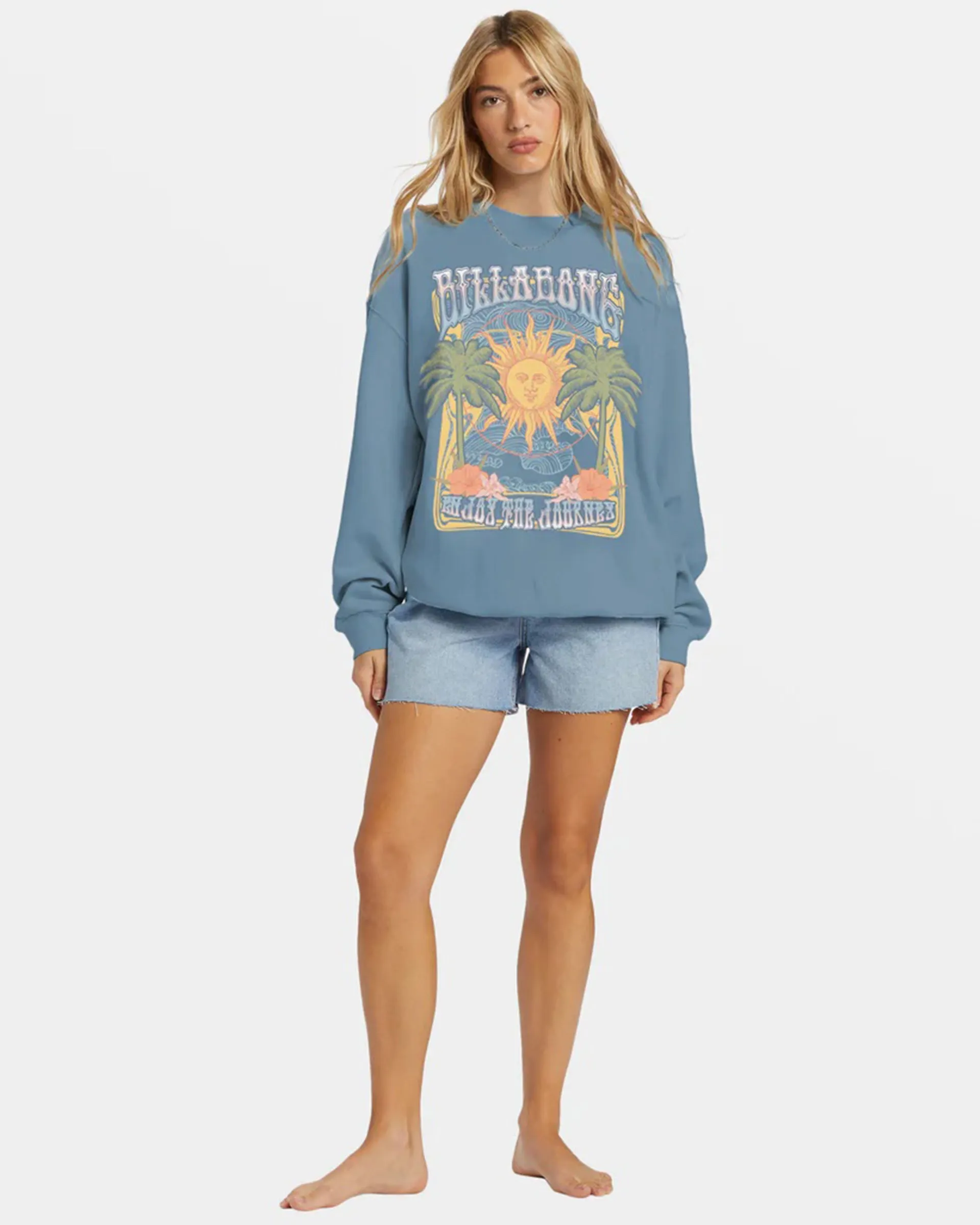 Ride In Oversized Crewneck Sweatshirt