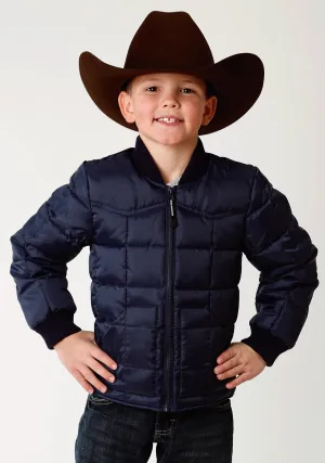 Roper Insulated Boys Navy Polyester Rangegear Jacket