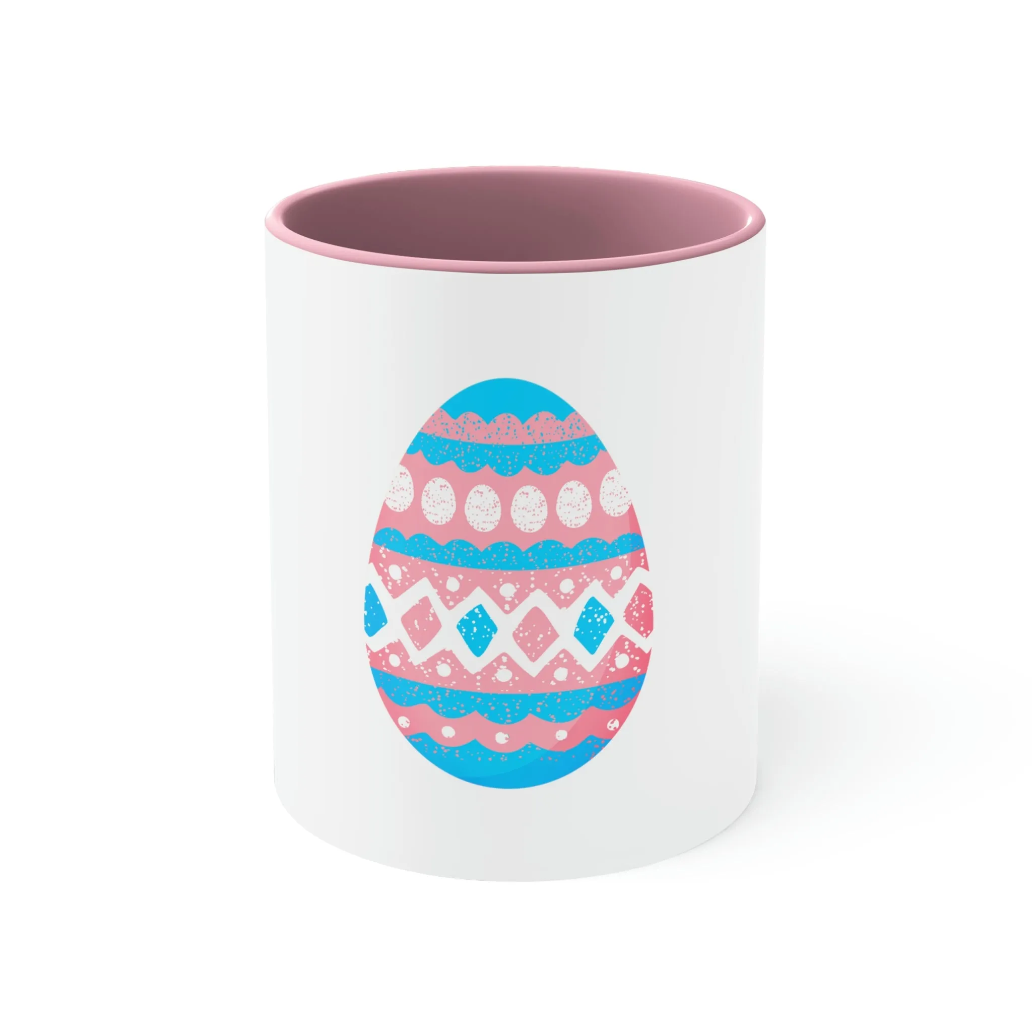 Transgender Flag Accent Coffee Mug Easter Festival - Easter Egg