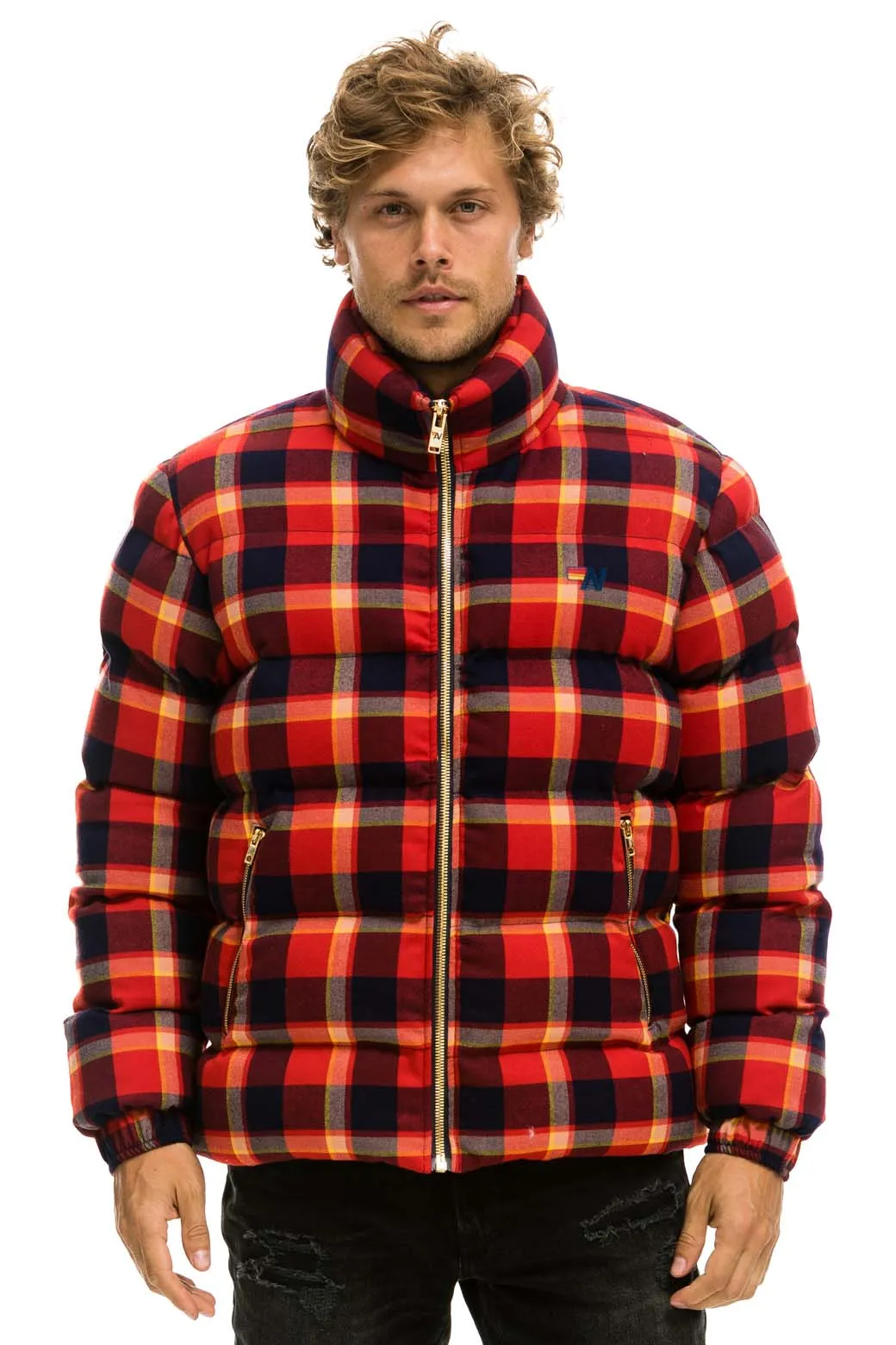 UNISEX PLAID TRAVELER JACKET - RUGBY PLAID