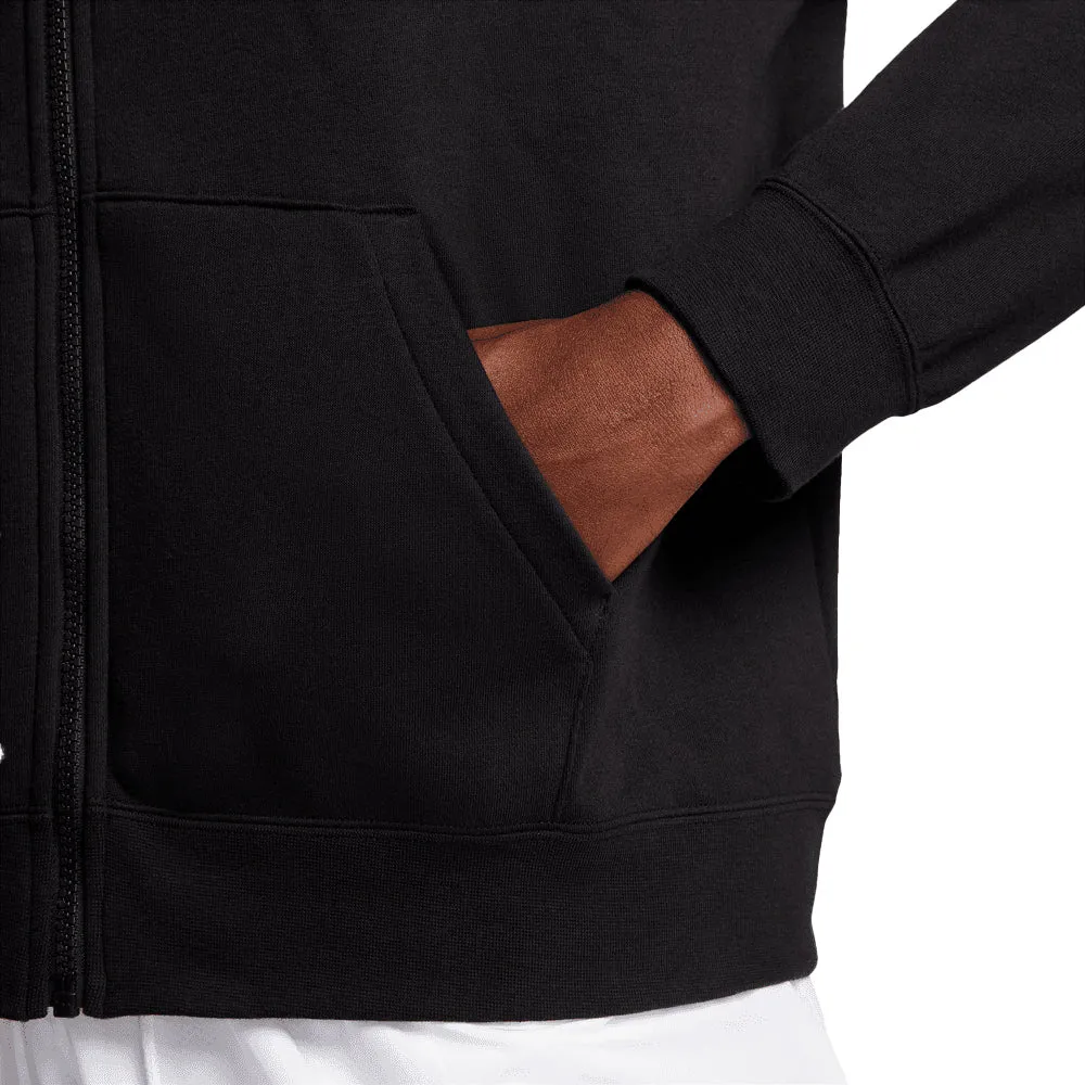 W NSW Club Fleece Full-Zip Hoodie 'Black/White'